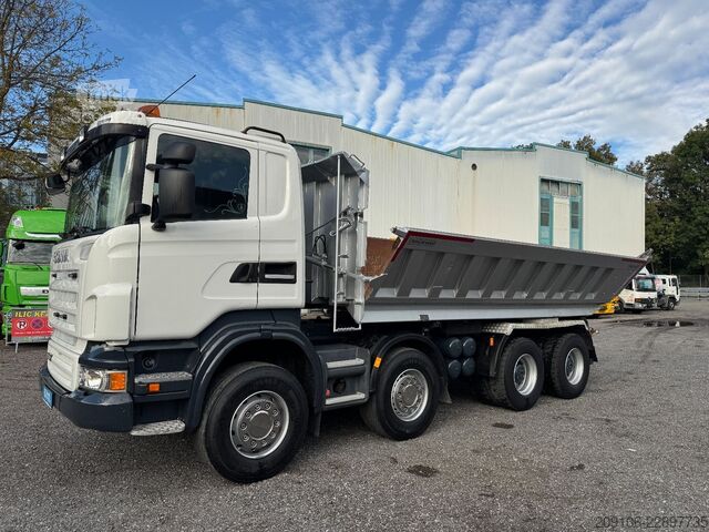 Sklápěcí vůz SCANIA R 480 Retarder 8x4 Bortmatik Stahl Kipper