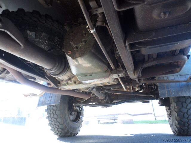 Vrachtauto met open laadbak MERCEDES-BENZ Unimog MIL 2 To U 1300L  Mit Plane & Sprigel