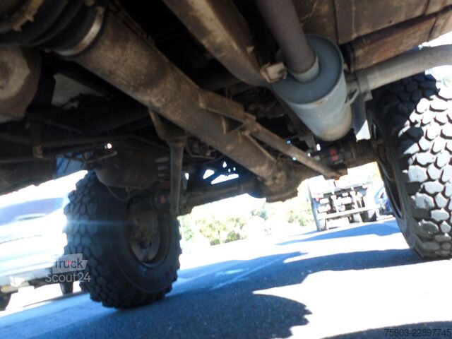 Vrachtauto met open laadbak MERCEDES-BENZ Unimog MIL 2 To U 1300L  Mit Plane & Sprigel