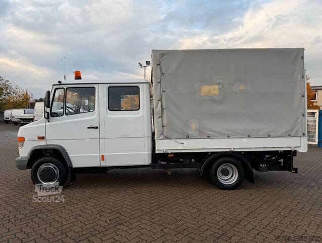Kombiniran vozilo s ponjavo MERCEDES-BENZ Vario 614 D DoKa PP/ DPF/ LBW 1.0t/ AHK/ Org. KM