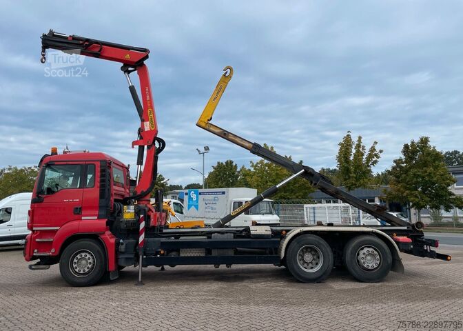 Lastbilsmonterad kran MAN TGS 26.400 6x2 BL/ Pk 17001 5+6+Funk/ AC/  AHK