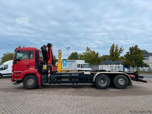 Lastbilsmonterad kran MAN TGS 26.400 6x2 BL/ Pk 17001 5+6+Funk/ AC/  AHK