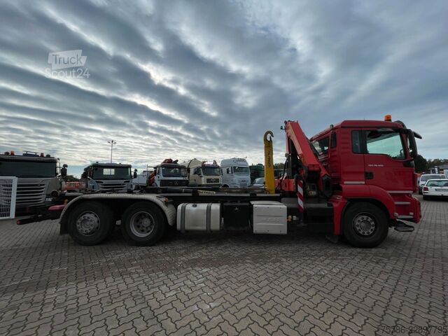 Lastbilsmonterad kran MAN TGS 26.400 6x2 BL/ Pk 17001 5+6+Funk/ AC/  AHK