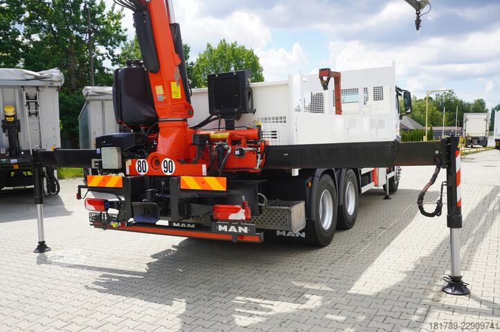 Platform met kraan MAN TGS 26.420 6×4 / Fassi F215A.2.24 / 6,7m