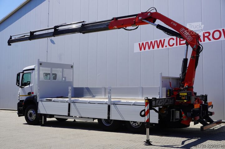 Platforma z HDS Mercedes-Benz Arocs 2536 6×2 / 200 tho. km/ Fassi F195