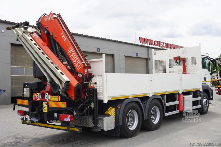 Platform met kraan MAN TGS 26.420 6×4 / Fassi F215A.2.24