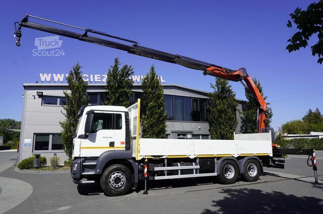 Platform met kraan MAN TGS 26.420 6x4 / Fassi F215A.2.24