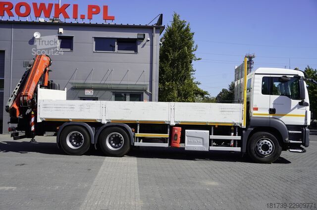 Platform met kraan MAN TGS 26.420 6x4 / Fassi F215A.2.24