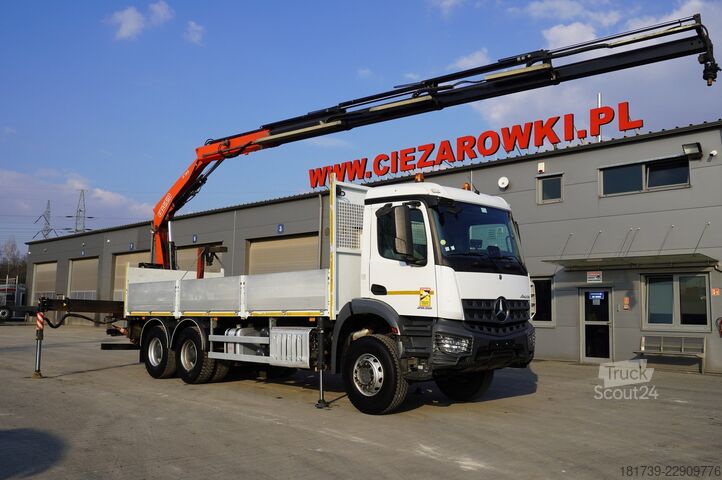 Platforma z HDS Mercedes-Benz Arocs 2636 6x4/ Fassi F195A.0.24/ 660mth