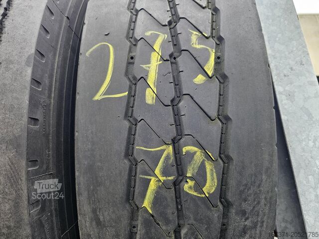 Važiuoklė MICHELIN TRAILER TIRES 275/70 R 22.5 ON RIM SINGLE MONTAGE.