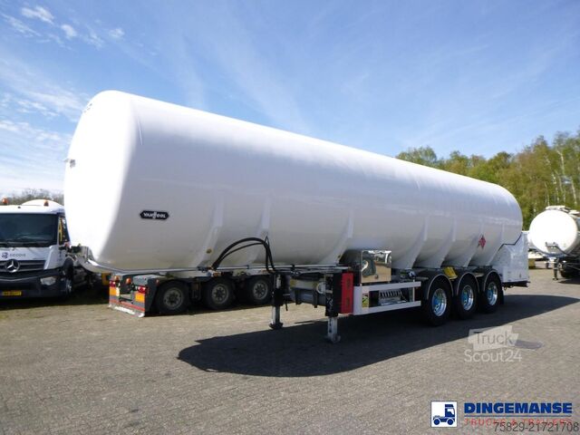 Réservoir Van Hool Cryogenic tank inox 58.6 m3 / 1 comp / R10,4BN ...