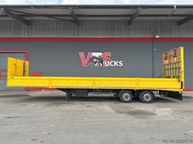 Åben sættevogn  ADS AFL2 Maschinentransporter hydr. Rampe