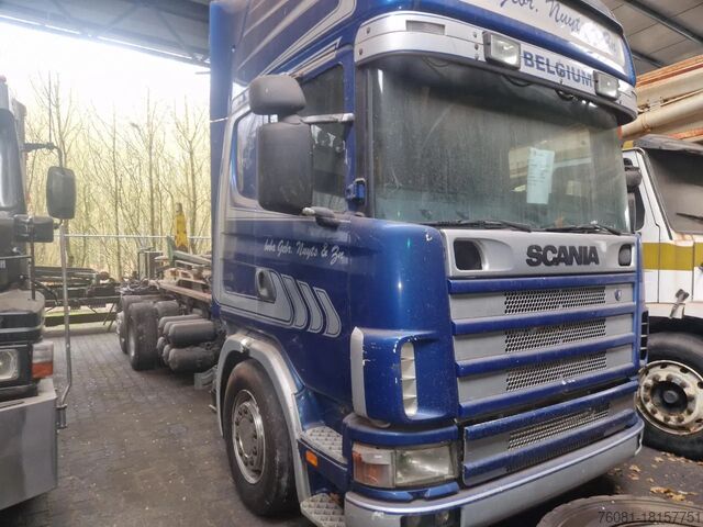 Chasis con cabina Scania 124 470 VOLLUCHT