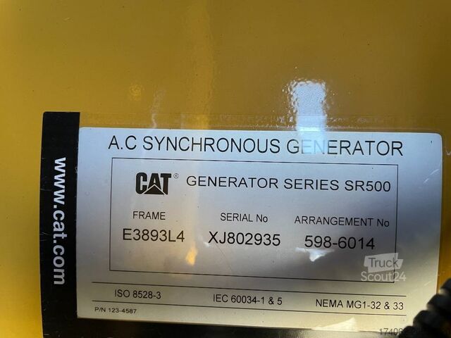 Aggregerad Caterpillar DE1400GC - 1400 kVA Standby Generator - DPX-18227