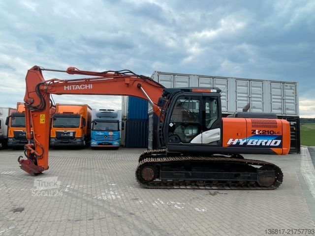 Lančani bager HITACHI ZX210LC-5B Hybrid Monoblock OilQuick OQ70/55 Kli