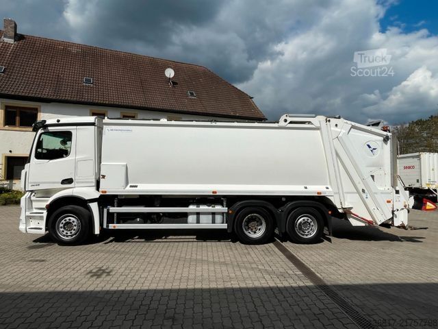 Müllwagen MERCEDES-BENZ Actros 5 2633 BLL MirrorCam TERBERG Olympus 25W