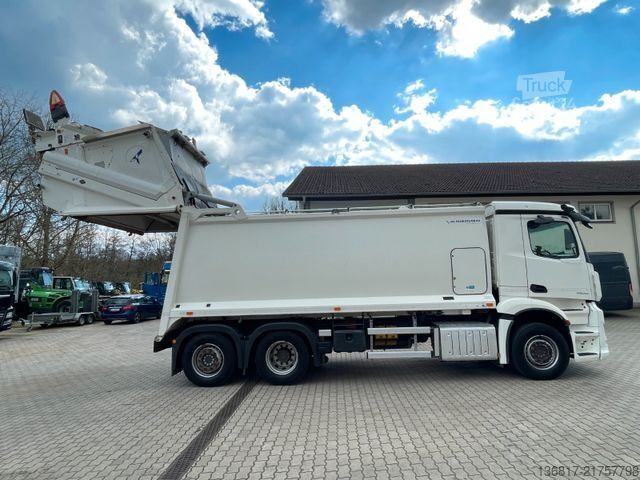 Müllwagen MERCEDES-BENZ Actros 5 2633 BLL MirrorCam TERBERG Olympus 25W