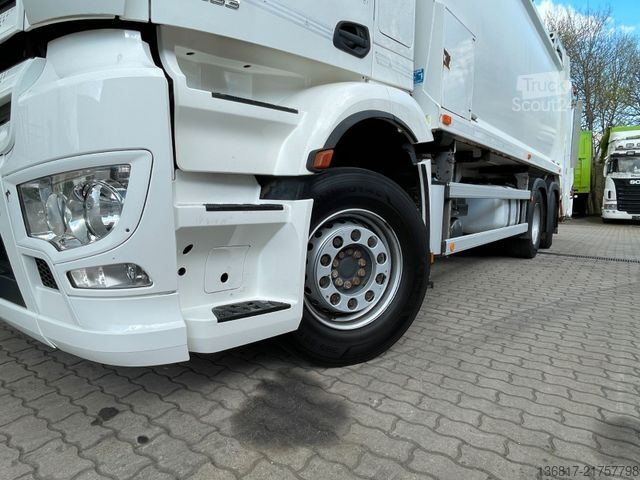Müllwagen MERCEDES-BENZ Actros 5 2633 BLL MirrorCam TERBERG Olympus 25W
