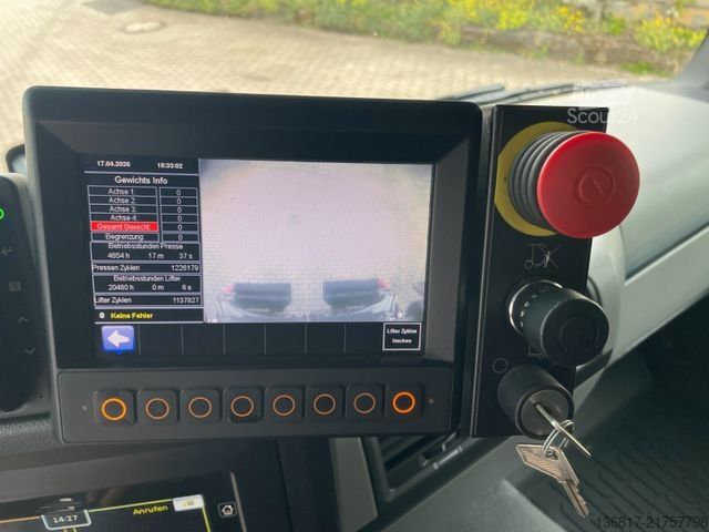 Müllwagen MERCEDES-BENZ Actros 5 2633 BLL MirrorCam TERBERG Olympus 25W