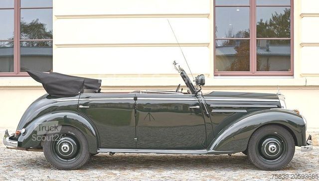 Furgon MERCEDES-BENZ 220 OTP, W 187, Offener Tourenwagen Polizei, 2 +