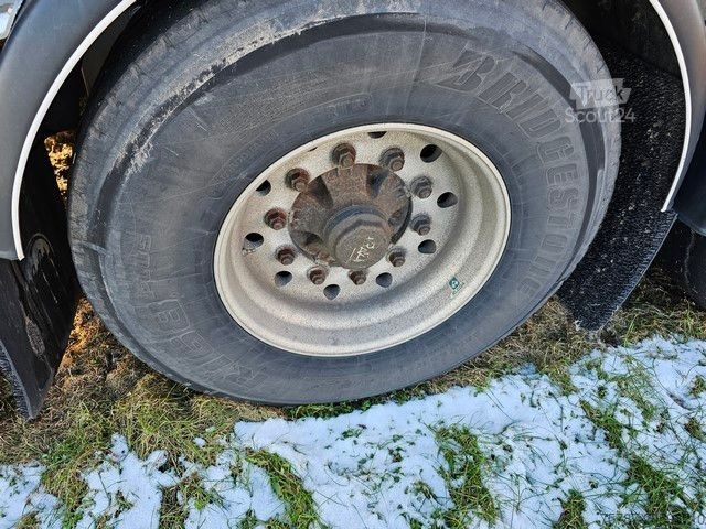 Semiremorcă cu caroserie interschimbabilă VAN HOOL Tankchassis mit Tankcontainer