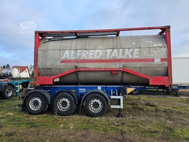 Naczepa z wymienną zabudową SCHMITZ CARGOBULL Tankchassis mit Tankcontainer, 375.678 Km