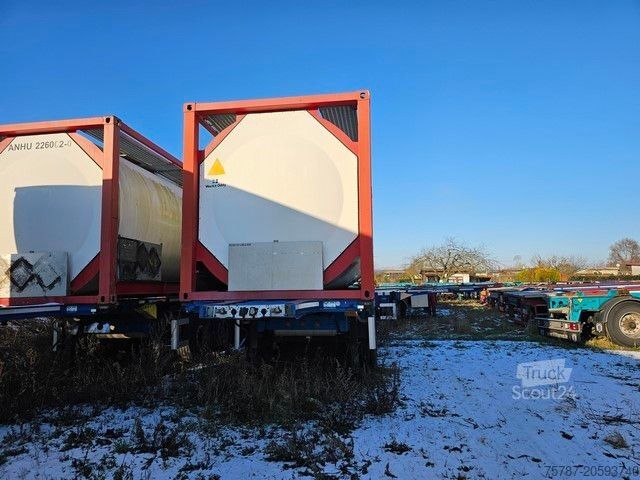 Naczepa z wymienną zabudową SCHMITZ CARGOBULL 20" Tankconatinerchassis + Tankcontainer