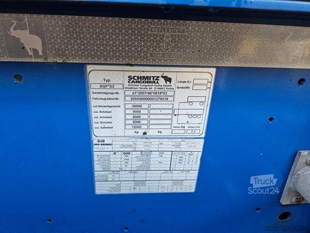 Naczepa z wymienną zabudową SCHMITZ CARGOBULL 20" Tankconatinerchassis + Tankcontainer