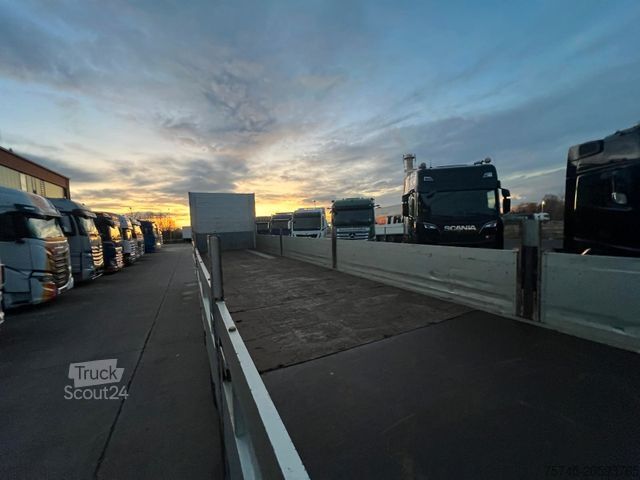 Åben sættevogn SCHMITZ CARGOBULL S01 * PR. * 2X PALETTENKASTEN *