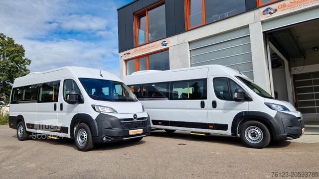 Minibuss  2 x Opel Movano, 3 x Fiat Ducato 18 Sitzer Jumpe