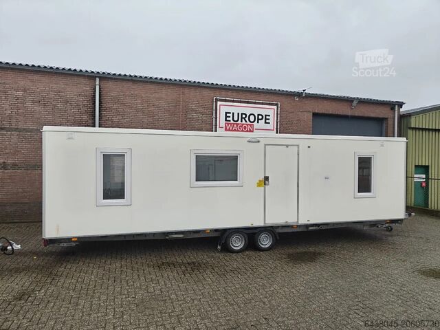 Büro-/Wohncontainer Scanvogn 6 persoons - 900cm woon-unit zeer compleet!