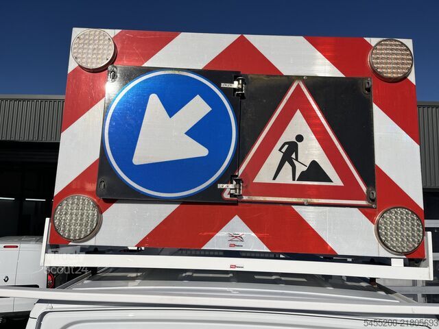 Camión plataforma con grúa Mercedes-Benz Sprinter 514 CDI 366 Hiab Laadkraan 018T Trekha...