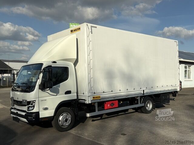 Tentinė furgonė Fuso Canter 7C18 Aut., Bordwand Pritsche Plane 9tkm!