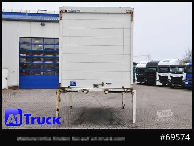 Carroçaria amovível com estrutura em caixa KRONE Wechselbrücke BDF 7,45 Koffer, Textil 2750mm innen, 20 x vorhanden