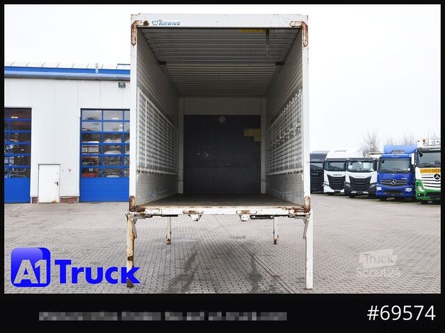 Carroçaria amovível com estrutura em caixa KRONE Wechselbrücke BDF 7,45 Koffer, Textil 2750mm innen, 20 x vorhanden