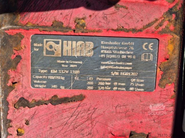 Ladbil med lad MAN TGS 26.420 6x2-4 LL Hiab 177K PRO 2 Stück