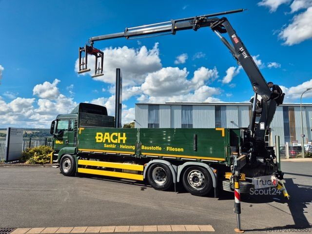 Ladbil med lad MAN TGS 26.420 6x2-4 LL Hiab 177K PRO 2 Stück