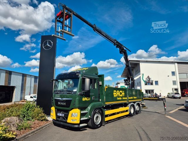 Lastbilmonteret kran MAN TGS 26.420 6x2-4 LL Hiab 177K PRO 2 Stück