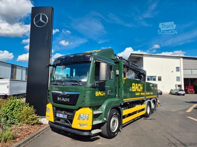 Lastbilmonteret kran MAN TGS 26.420 6x2-4 LL Hiab 177K PRO 2 Stück