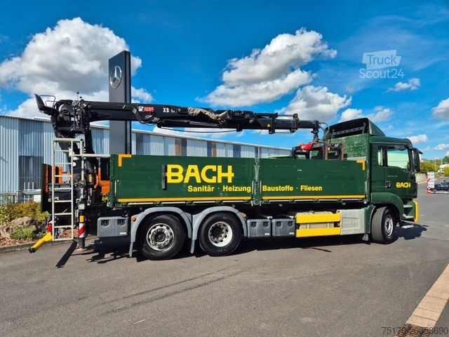 Lastbilmonteret kran MAN TGS 26.420 6x2-4 LL Hiab 177K PRO 2 Stück