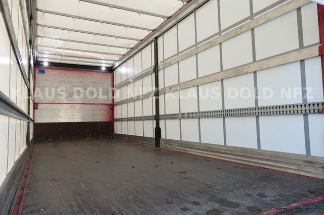 Platós teherautó ponyvával RENAULT DWide 18.320 Pritsche Plane Vollluft XL-Tank LBW