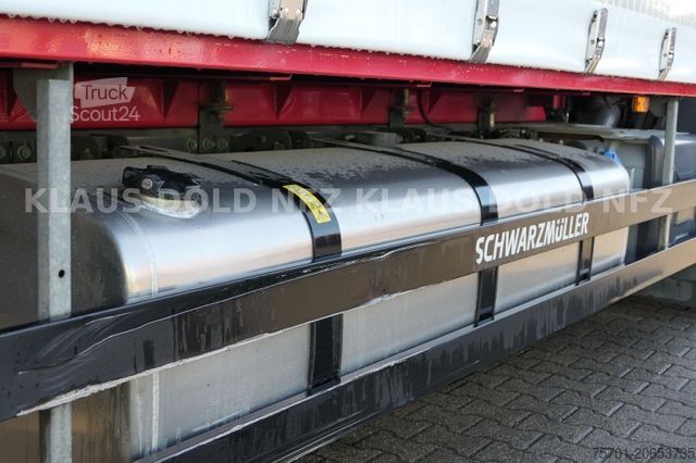 Tenteli düz yataklı kamyon RENAULT DWide 18.320 Pritsche Plane Vollluft XL-Tank LBW