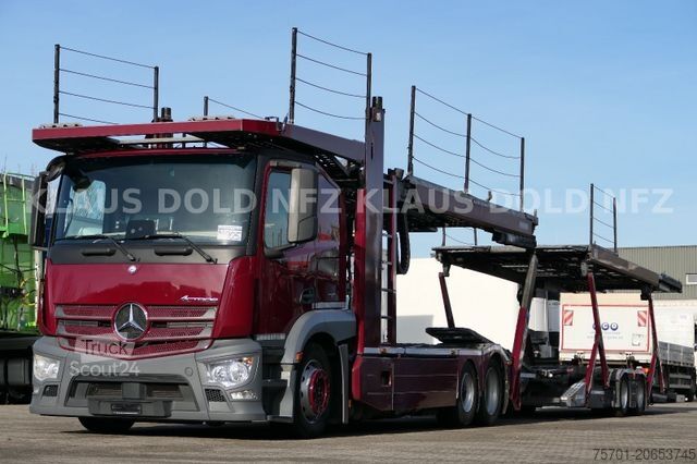 Camião porta-carros MERCEDES-BENZ Actros 2443 Retarder Kässbohrer Supertrans