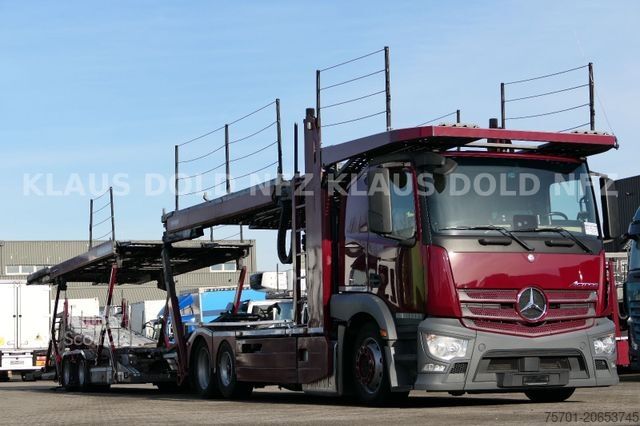 Camião porta-carros MERCEDES-BENZ Actros 2443 Retarder Kässbohrer Supertrans