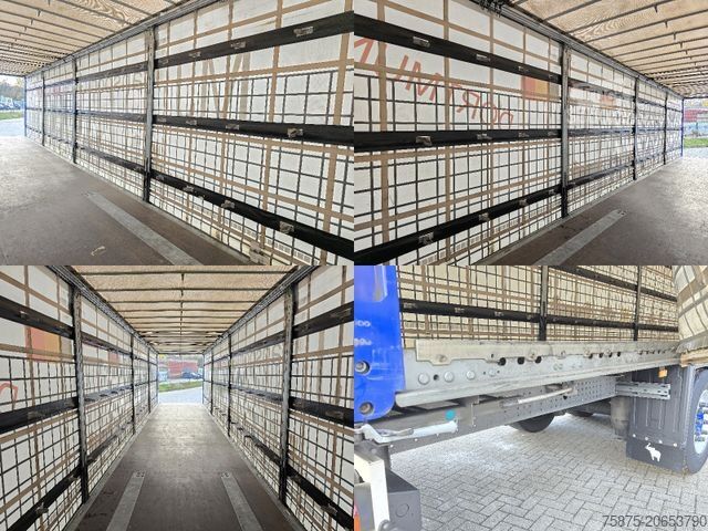Öppen semitrailer med kapell SCHMITZ CARGOBULL SCS 24/L - 13.62 EB PowerCurtain Liftachse