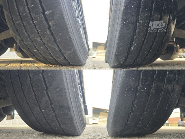 Öppen semitrailer med kapell SCHMITZ CARGOBULL SCS 24/L - 13.62 EB PowerCurtain Liftachse