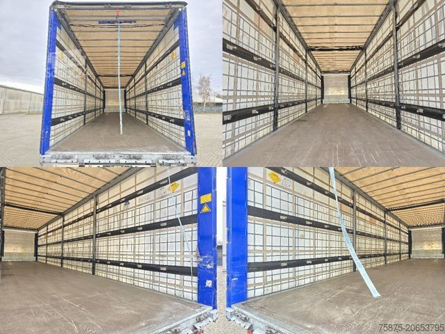 Öppen semitrailer med kapell SCHMITZ CARGOBULL SCS 24/L - 13.62 EB PowerCurtain Liftachse
