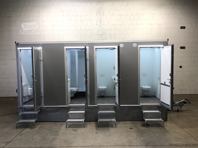Prikolica za kopalnico in prho Rosemeier VE Dusch+WC Kombi Bad- und Duschanhänger