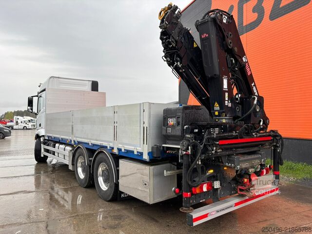 Atviras korpusas Mercedes-Benz Actros 2551 6x4 LOW MILEAGE ! / HIAB 162E-4 / P...