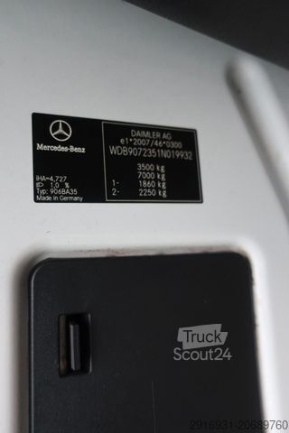 Pick-up van MERCEDES-BENZ Sprinter III Pritsche DoKa 316 CDI/Klima/FN: 102